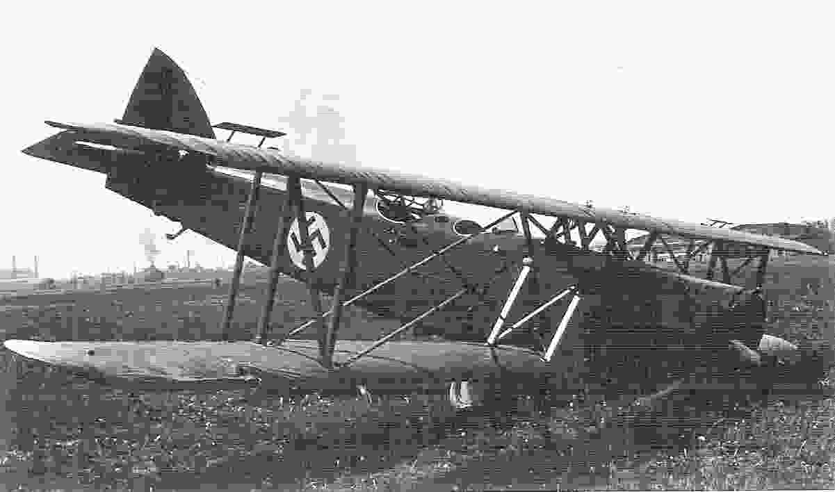 Letov S.16 crashed at Riga/Spilve